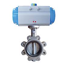 Pneumatic Actuated Butterfly Control Valve – DN100, Class 300
